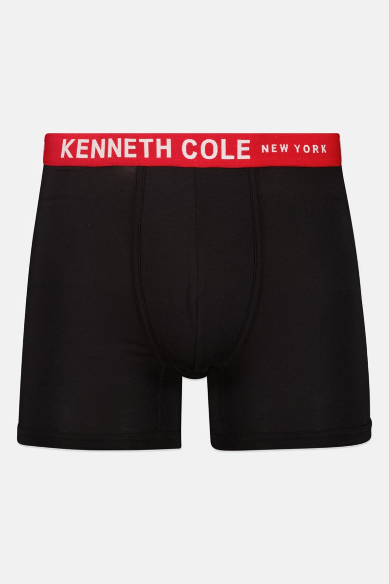 Kenneth Cole Men 2 Pack Brand Logo Trunks, Multicolor - Image 5